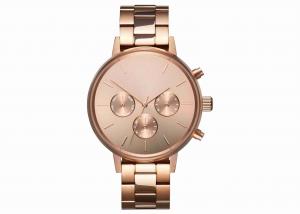 China Rose gold ladies stainless steel watches japan movement quartz watch sr626sw on sale