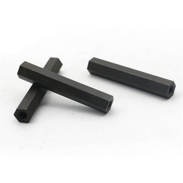 Black Zinc Plated Hexagon Lock Nut , Carbon Steel Hexagon Coupling Nuts