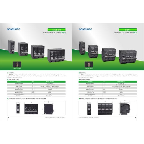 Arc Fault Detected MCB Circuit Breaker Plug In Type