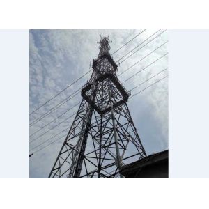 Quality Self Supporting Angle Steel Tower Outdoor Anti Rust Stable Performance for sale