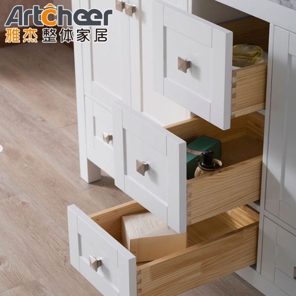 Modern Wall Mounted Bathroom Vanity with Customized Size and Eco Friendly Material