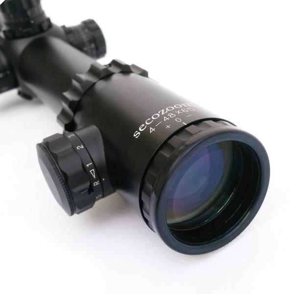 Waterproof / Fog Proof ED Lens Rifle Scope Matte Black Color For Hunting