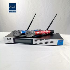 Silver Ktv Wireless Microphone System