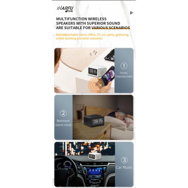 Wireless Charger For Mobile Phone Multifunction Intelligence And Blue Tooth Music Player