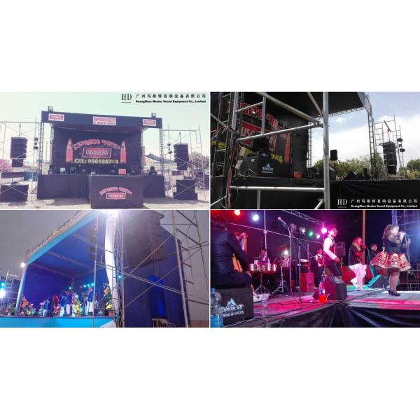 Dual 12 Inch 1560W Line Array Speaker With Neodymium Drivers For Concert , Living Event