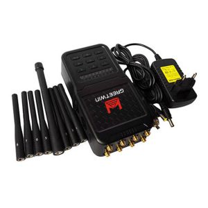 Quality 5.8 G High Power Mobile Phone Jammer , ABS Shell RF Frequency Jammer Up To 20m for sale