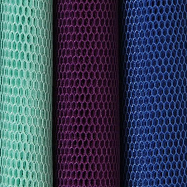 Memory 4mm 3D Mesh Material Polyester Mesh Fabric Highly Breathable