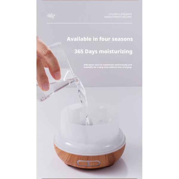 Diffuser Machine Premium Ultrasonic Volcano Aromatherapy Diffuser LED Air Purifying Fragrance Sprayer