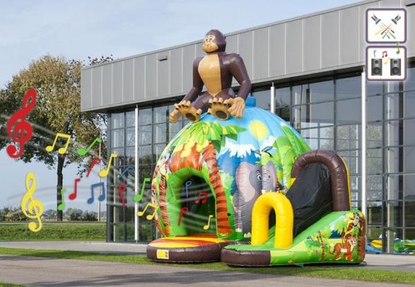 Buy Customized Fun Jungle Inflatable Bouncer Monkey Inflatable Jumpers at wholesale prices