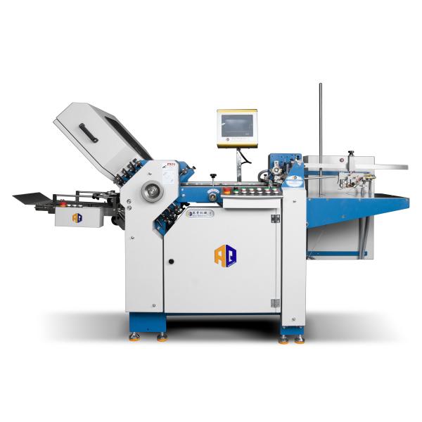 6 Buckle Plate Automatic Paper Folding Machine For Pharmaceutical Printing Industry