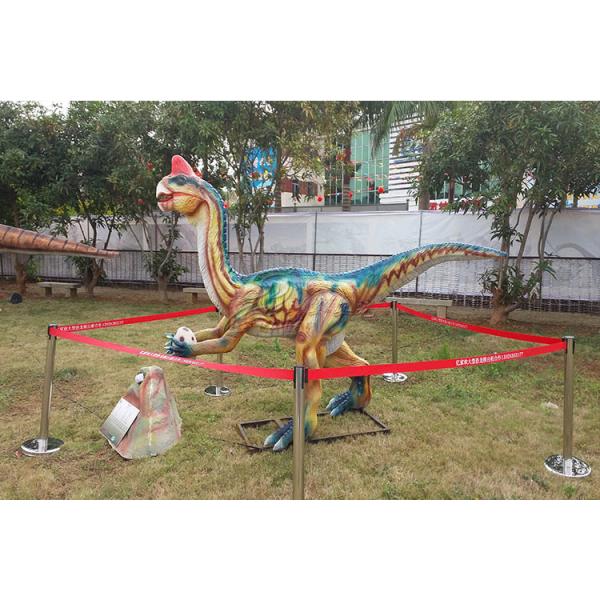 Artificial Fiberglass Life Size Fly Dinosaur Characters Statue Without Movements