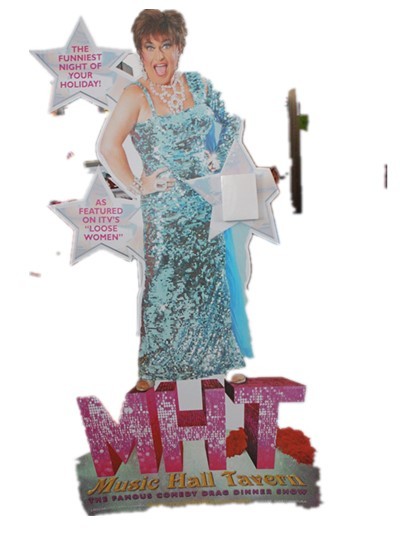 Corrugated Cardboard Cutout Standees Gloss Surface With OEM / ODM Services