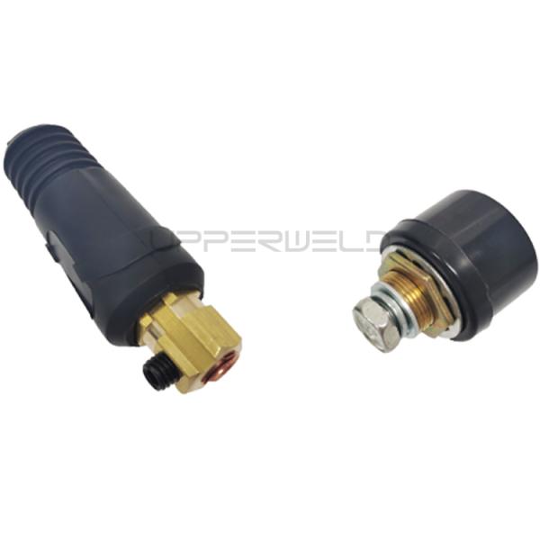 Euro Type Welding Cable Joint Socket Quick Connector for Welder Machine 35-50 Wire Section