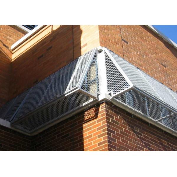 Anti Corrosion Aluminum Metal Mesh / Window Security Screens Customize Color