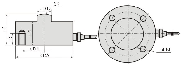 Spoken Column Type Load Cell , Compression Load Cell OEM ODM Service