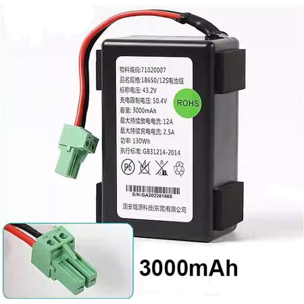 Practical LifePO4 Elevator Backup Battery Power 43.2V 3000mAh 130Wh 71020007