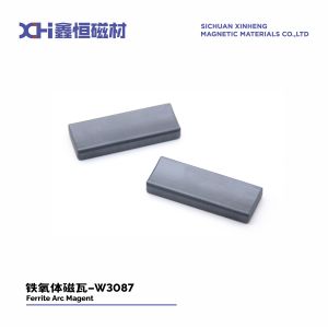 High Temperature Resistance Inverter Motor Segment Ferrite Arc Magnet W3087