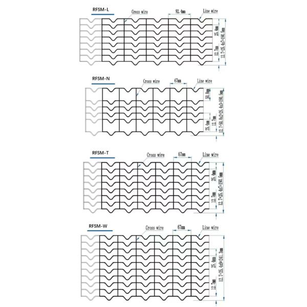 140M Concrete Counterweight Coating Wire Mesh Welded Galvanized