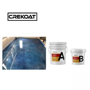 Quality Crystal Clear Waterproof Epoxy Floor Paint 1mm Anti Slip Epoxy Coating Zero VOC for sale