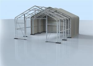 Quality Fireproof Large Temporary Hospital Tent Double Truss Frame With Peak Top Roof for sale