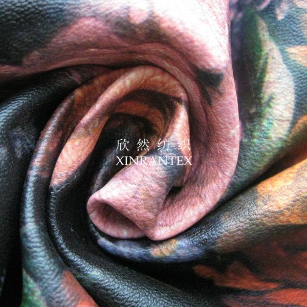 F6205-YH1 fake leather imitation leather artificial leather fabric with digital printing