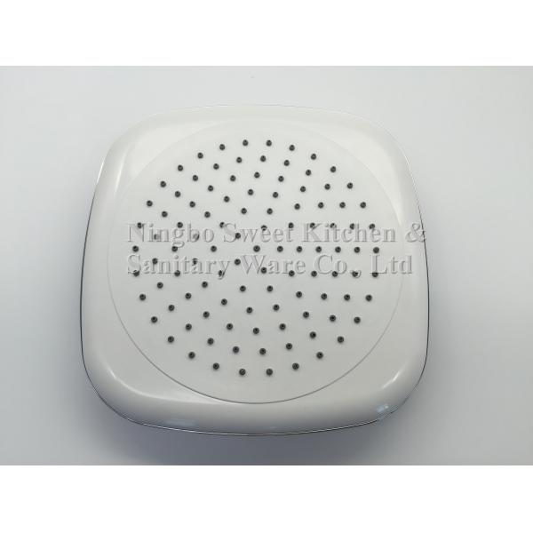 ABS plastic material square chrome plating shower head overhead shower top shower rain shower set