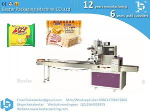 Quality Chive soda cookies, sugar-free soda cookies automatic packaging machine for sale