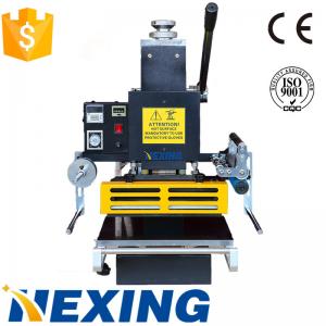 China HX-368 max.pressure 3 ton manual hot stamping machine for leather, paper, on sale