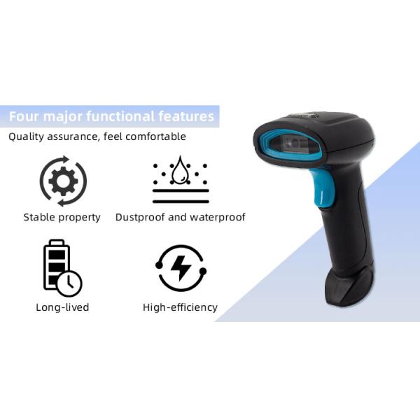 2D Bluetooth Barcode Reader Compatible with Android/IOS/Windows/Mac 640*480 Resolution