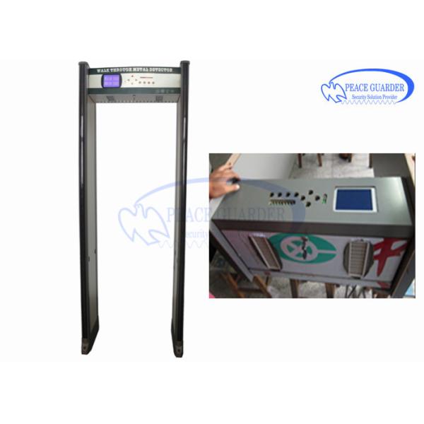 45 Pinpoint Zoneswalk Through Scanner , Metal Detector Frame For Prison Security