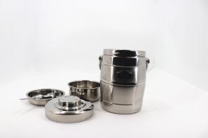 Quality Food Grade Stainless Steel Bento Lunch Box , Stainless Steel Food Containers 1.0L for sale