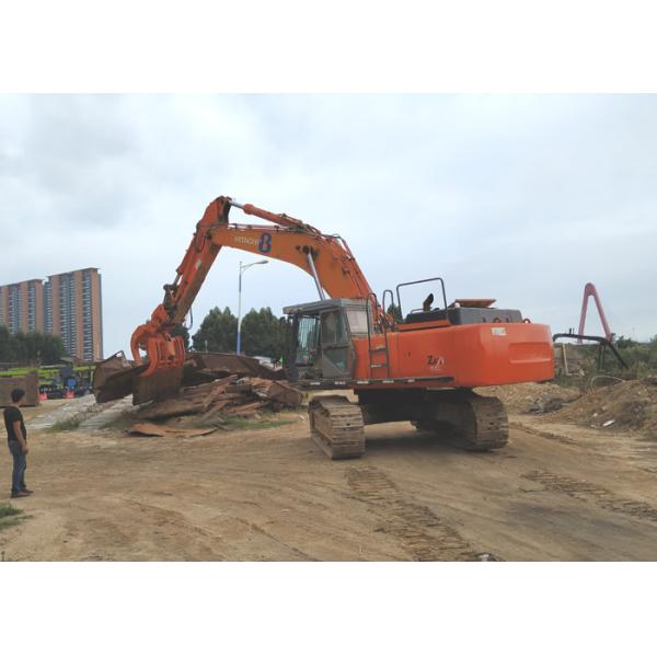 Clamshell Design Excavator Rotating Grapple Orange Peel For Timber Wood Grabbing
