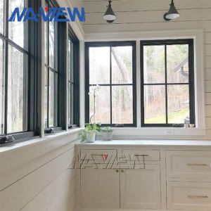 Modern Custom Aluminium Single Hung Double Pane Windows