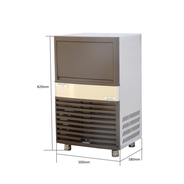 Commercial Undercounter Ice Cube Machine R404A Refrigerant 500 * 580 * 820MM