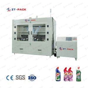 Quality Corrosive Liquid 6 Head Liquid Filling Machine 1000-6000bph Bleach Filling Machine for sale