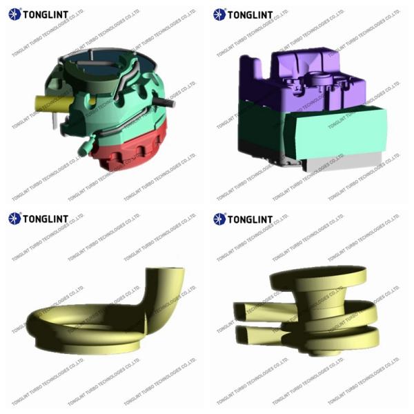 Customized turbo Mold Casting Auto Spare with Bearing Housing via CNC Machining