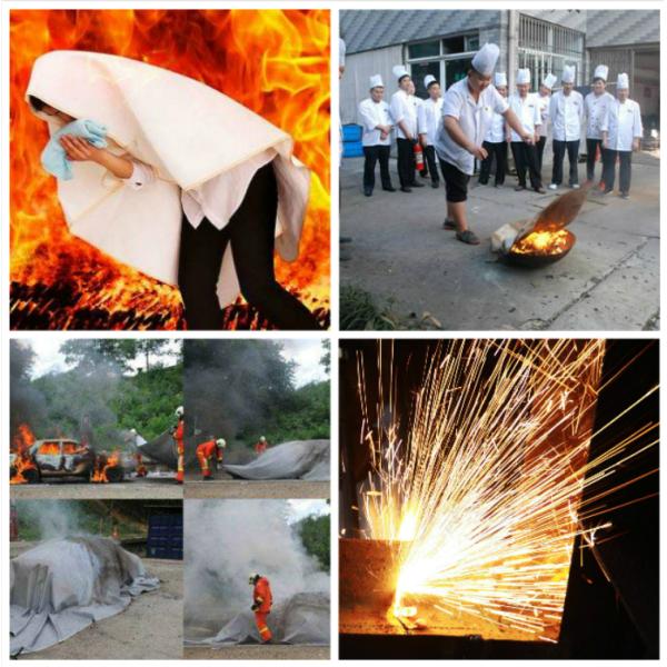 430gsm Fire Extinguisher Blanket Roll BS EN 1869-1997