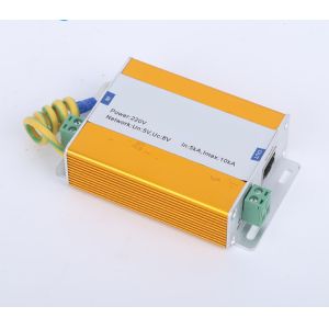 Gigabit Ethernet Signal Surge Protection Device 10KA 275V Metal