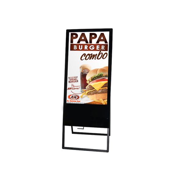 32inch LCD digital billboard menu lcd advertising player display foldable lcd portable digital signage for Restaurant