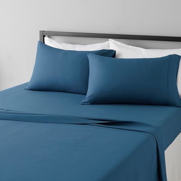 Lightweight Super Soft Microfiber Bedsheets Set with 14-Inch Deep Pockets, Solid