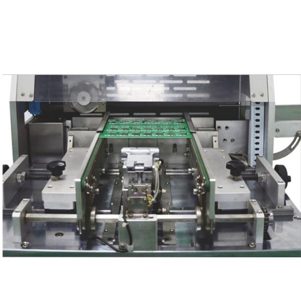 PLC Control Auto Feeding PCB Separator with ESD Transporting Belt