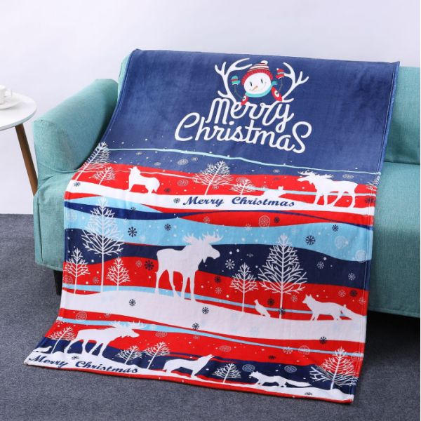 Customized Digital Printing Anti-Pilling Super Soft Fleece Blanket