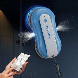 Quality 72W Automatic Household Window Cleaning Robot with Wet Vacuum Water Spray for Cleaning for sale