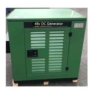 China Outdoor Telecom 160A 200A Small Motor 24V 72V power genset 48 Volt DC Diesel Generator for Battery Charging  on sale