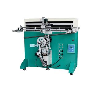 Quality Semi Automatic Screen Printing Machine , 600pcs/Hr Industrial Screen Printer for sale