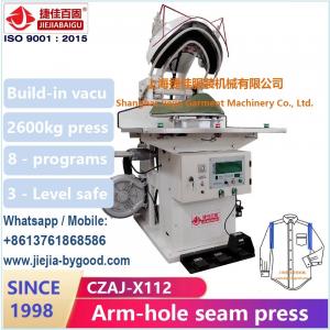 Quality 220V high pressure Arm Hole seam Sleeve Press Machine For Seam Sealing shirt ironing machine for sale