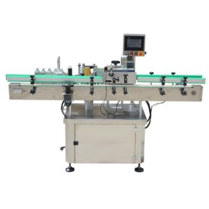 700KW Automatic Round Bottle Labeling Machine Front And Back Type