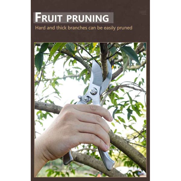 Elbow Shape Bypass Pruning Shear Pruner With Precision Blade For Gardening Trimming Plant Tree Flower
