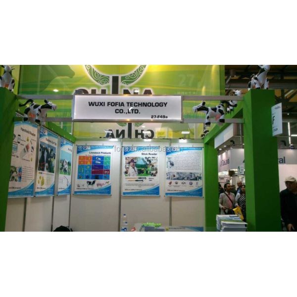 Durable RFID Handheld Reader with 128x32 OLED Screen USB for Plastic Long-Range Solution for Pet and Farm & Ranch Use