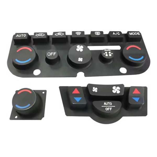 Auto Parts Car Internal Circulation System Air Conditioning Silicone Rubber Keypad